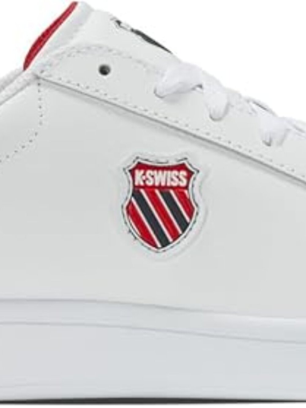 K-Swiss Men's Low-Top Sneakers, White, Size 9
